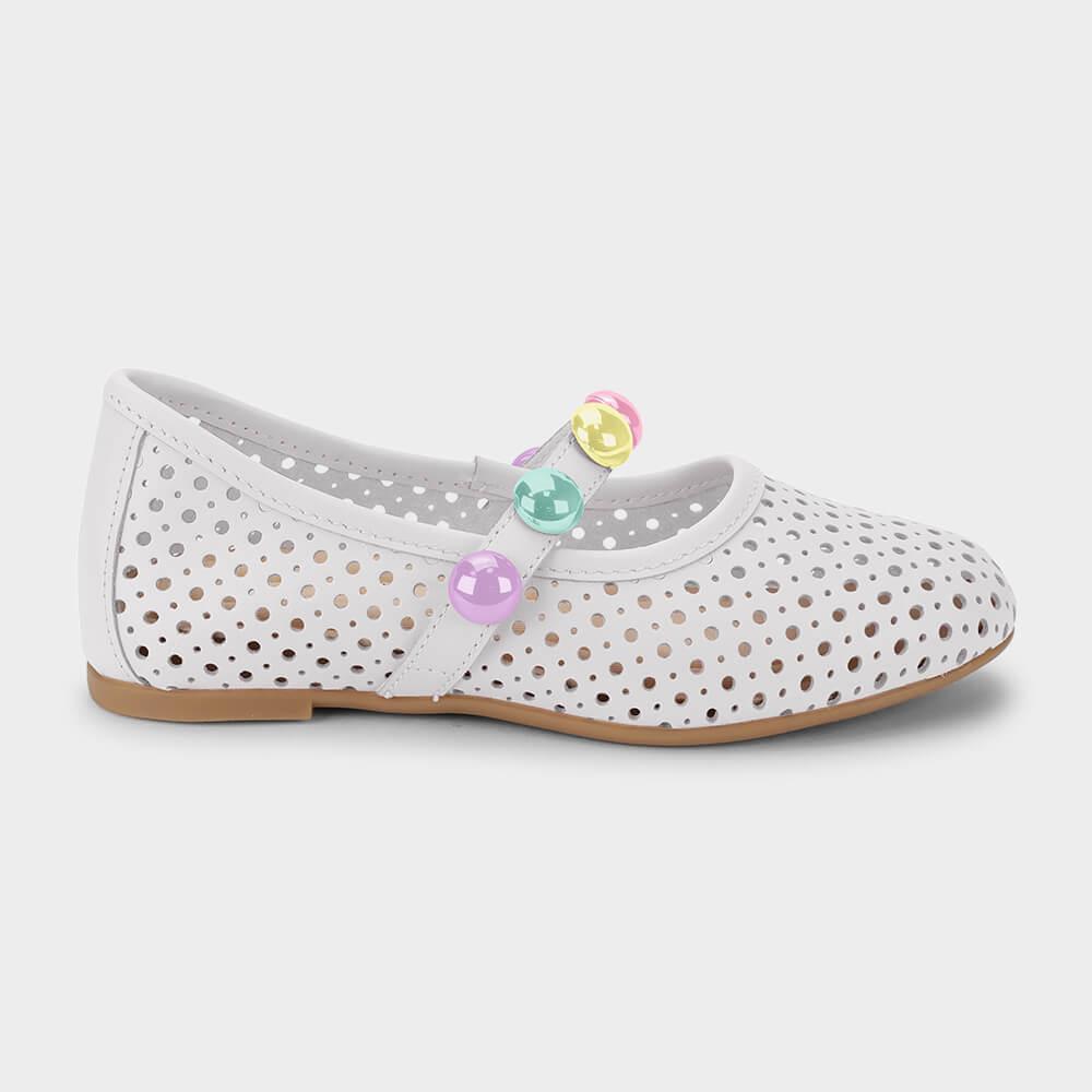 Sapatilha Infantil Bibi Ballerina Basic Branca 1238048 - 1