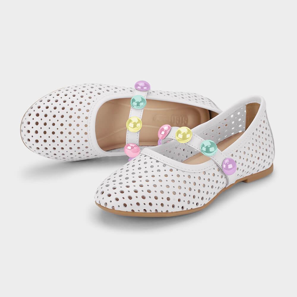 Sapatilha Infantil Bibi Ballerina Basic Branca 1238048 - 2