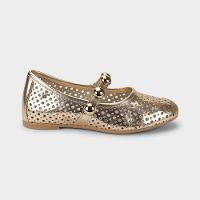 Sapatilha Infantil Bibi Ballerina Basic Dourada - 1