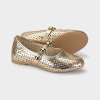 Sapatilha Infantil Bibi Ballerina Basic Dourada - 4