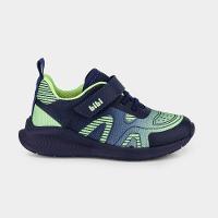 Tênis Infantil Bibi Fly Baby II Azul marinho com Verde - 1