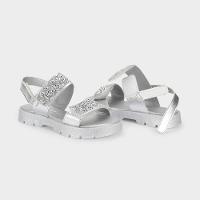 Sandália Infantil Bibi Plataforma 2.0 Prata - 3