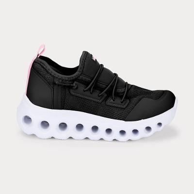 Tênis Infantil Bibi Roller Sport Preto com Rosa 28