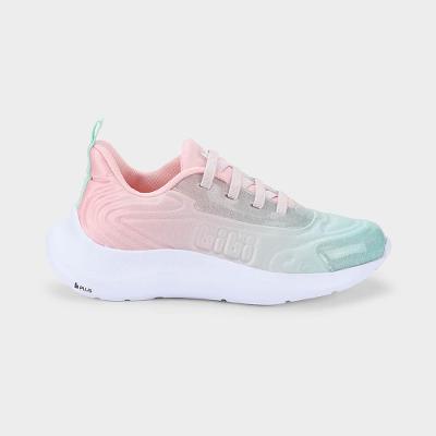 Tênis Infantil Bibi Action Rosa com Verde