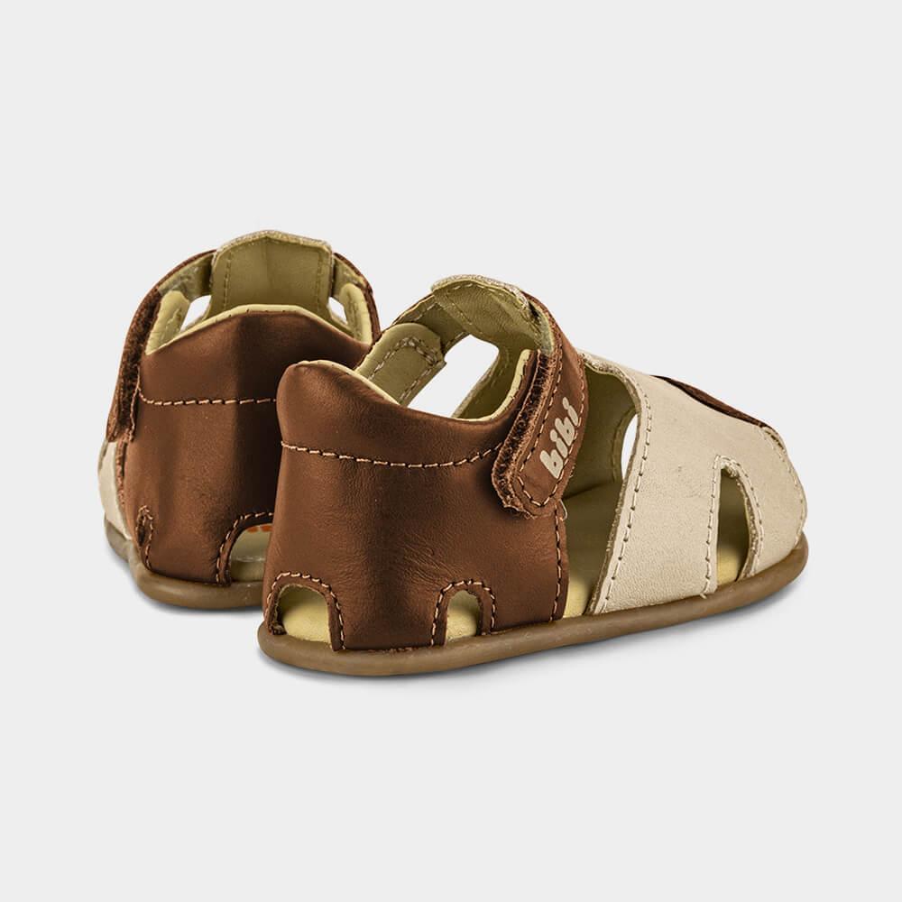 Sandália Infatil Bibi Afeto 3.0 Marrom com Bege - 3