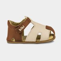 Sandália Infatil Bibi Afeto 3.0 Marrom com Bege - 1