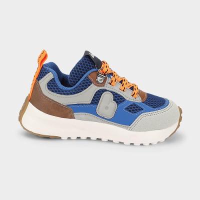 Tênis Infantil Bibi Jogging Kids Azul com Grafite