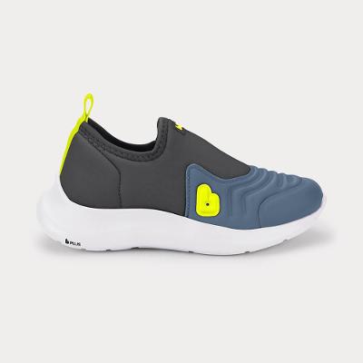 Tênis Infantil Bibi Action Cinza com Azul