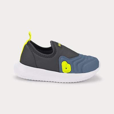 Tênis Infantil Bibi Flash Cinza com Azul