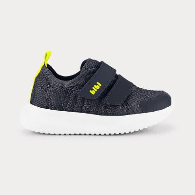 Tênis Infantil Bibi Flash Azul Marinho com Amarelo