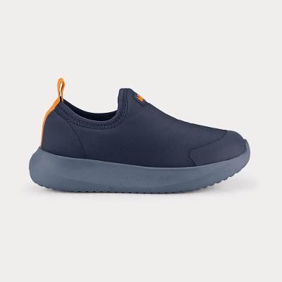 Tênis Infantil Bibi Flash Azul Marinho com Laranja