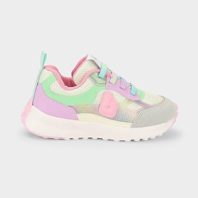 Tênis Infantil Bibi Jogging Kids Rosa com Verde 37