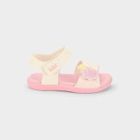 Sandália Infantil Bibi Baby Soft II Rosa de Sorvete - 1