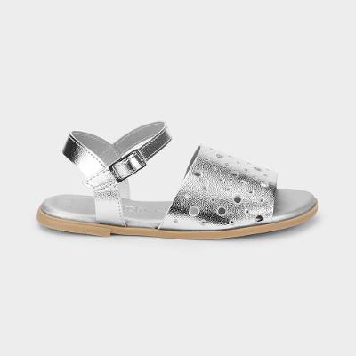 Sandália Infantil Bibi Shine Kids Prata