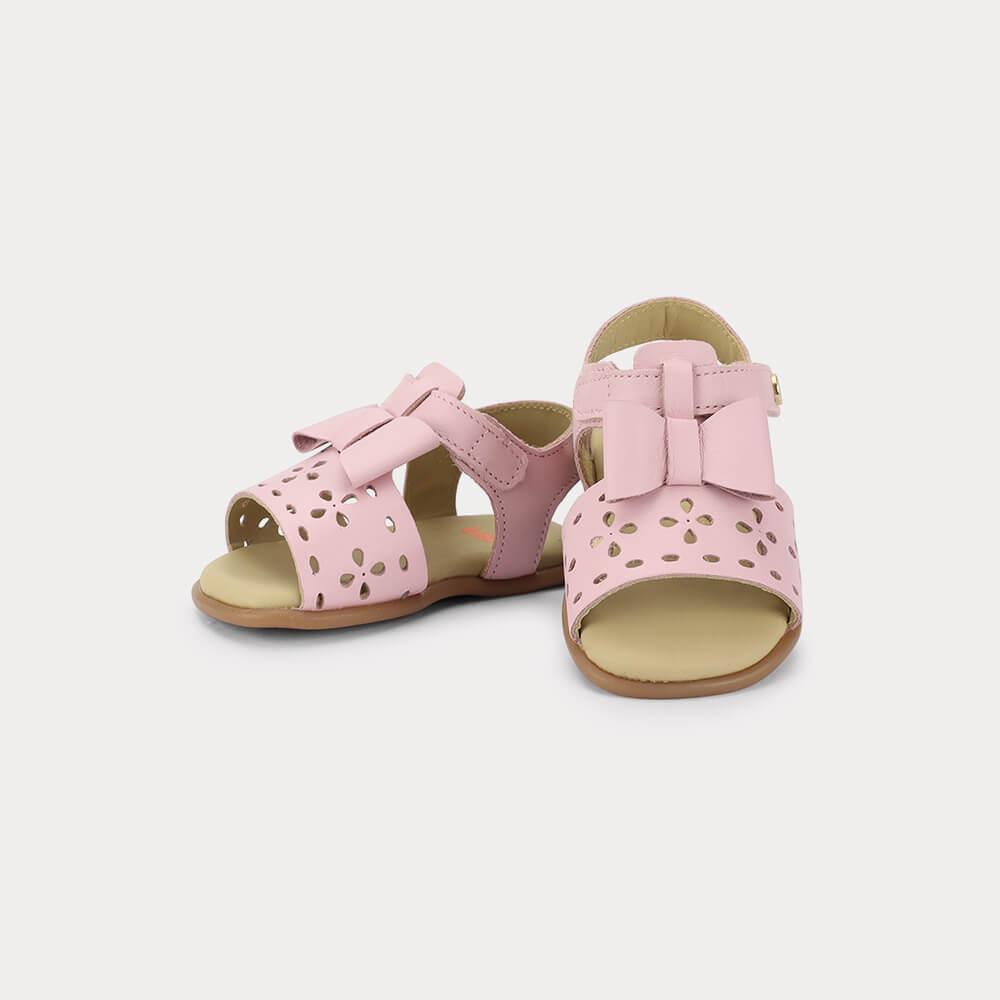 Sandália Infatil Bibi Afeto 3.0 Rosa com Laço - 3