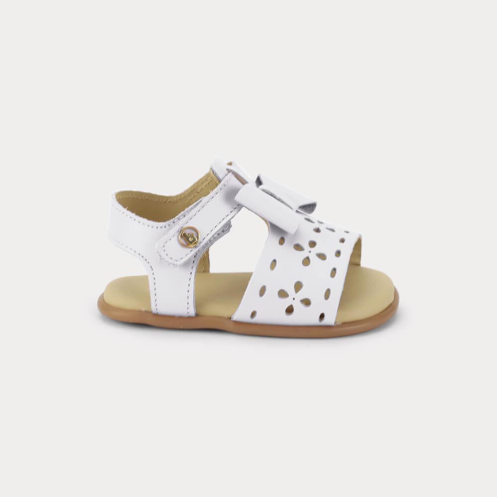 Sandália Infatil Bibi Afeto 3.0 Branca com Laço - 1