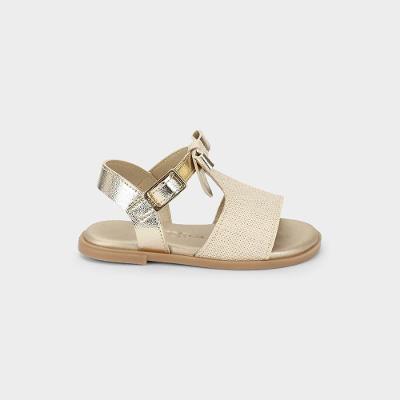 Sandália Infantil Bibi Shine Mini Dourada