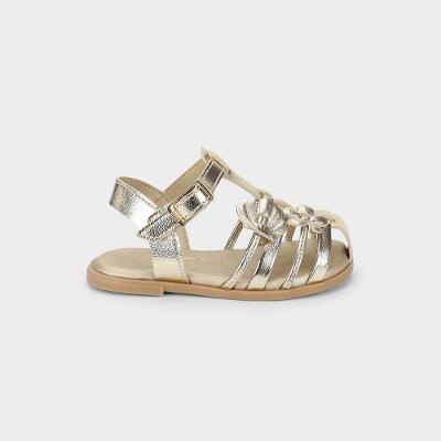 Sandália Infantil Bibi Shine Mini Dourada