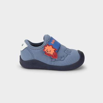 Tênis Infantil Bibi Fisioflex 5.0 Azul de Dinossauro