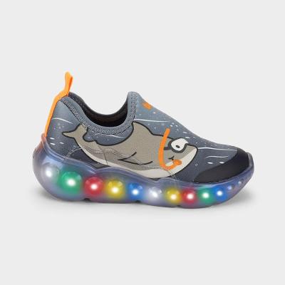 Tênis Infantil de Luz Bibi Roller  3.0 Azul de Tubarão