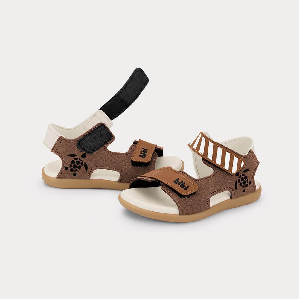 Sandália Infantil Bibi Baby Soft II Marrom de Tartaruga - 3