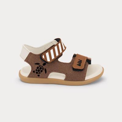 Sandália Infantil Bibi Baby Soft II Marrom de Tartaruga