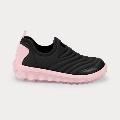 Tênis Infantil Bibi Roller 2.0 Preto com Rosa 1155324