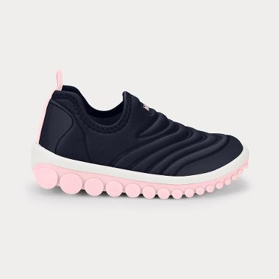 Tênis Infantil Bibi Roller 2.0 Azul Marinho com Rosa 1155327