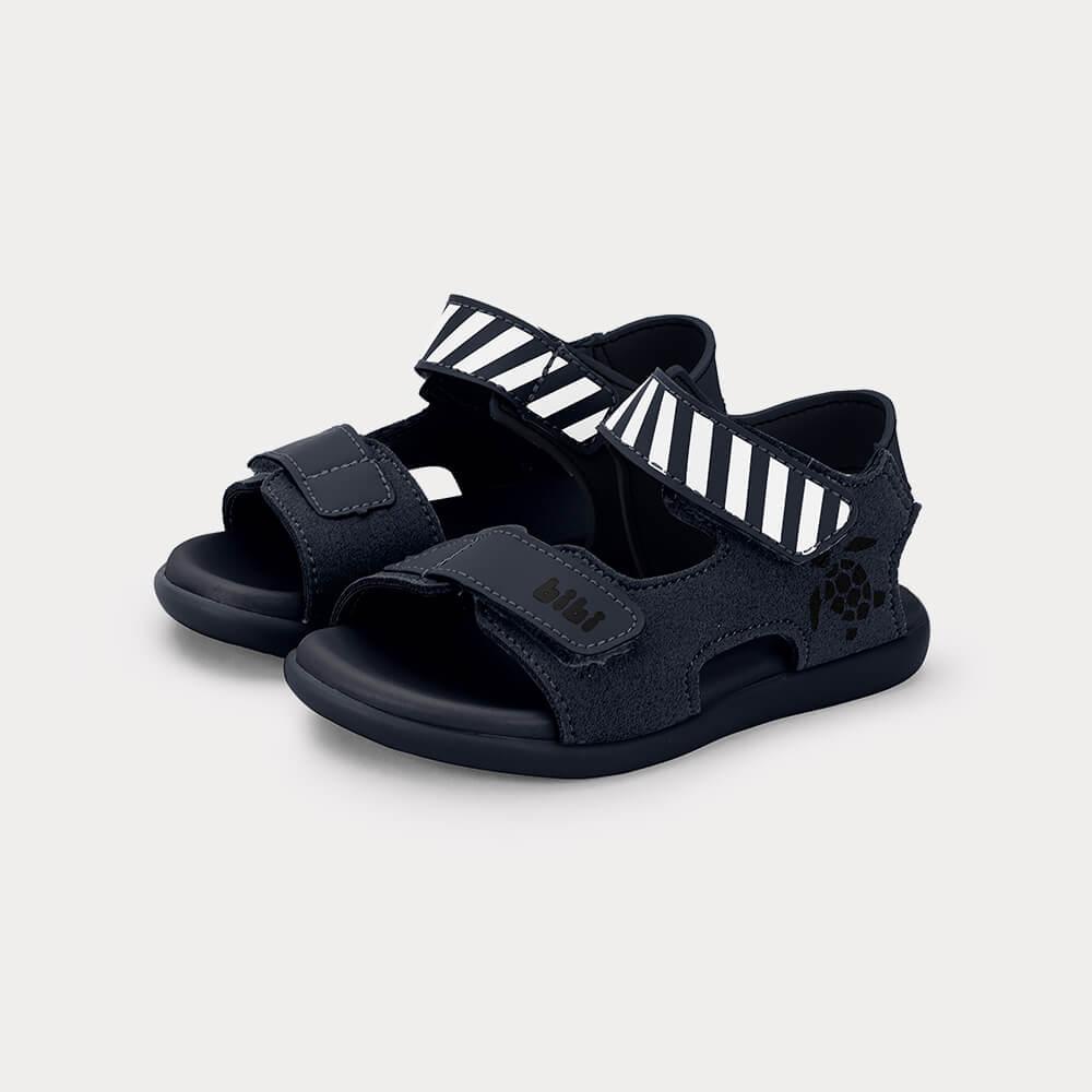 Sandália Infantil Bibi Baby Soft II Azul de Tartaruga - 2