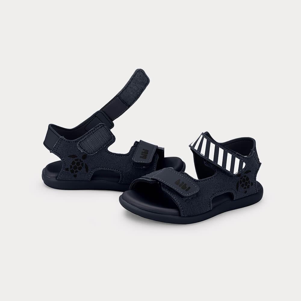 Sandália Infantil Bibi Baby Soft II Azul de Tartaruga - 3