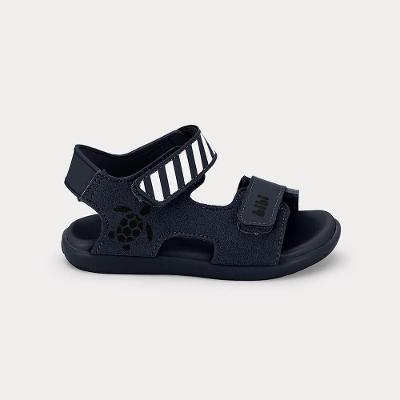Sandália Infantil Bibi Baby Soft II Azul de Tartaruga