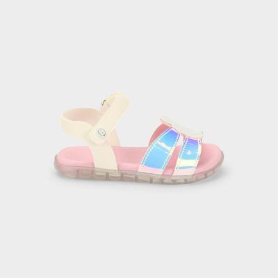 Sandália Infantil Bibi Baby Soft II Rosa de Borboleta