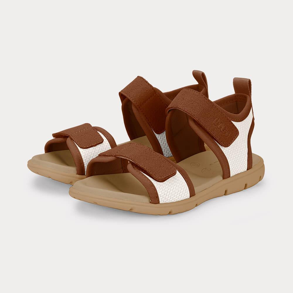 Sandália Infantil Bibi Sandals Kids Bege com Marrom - 2