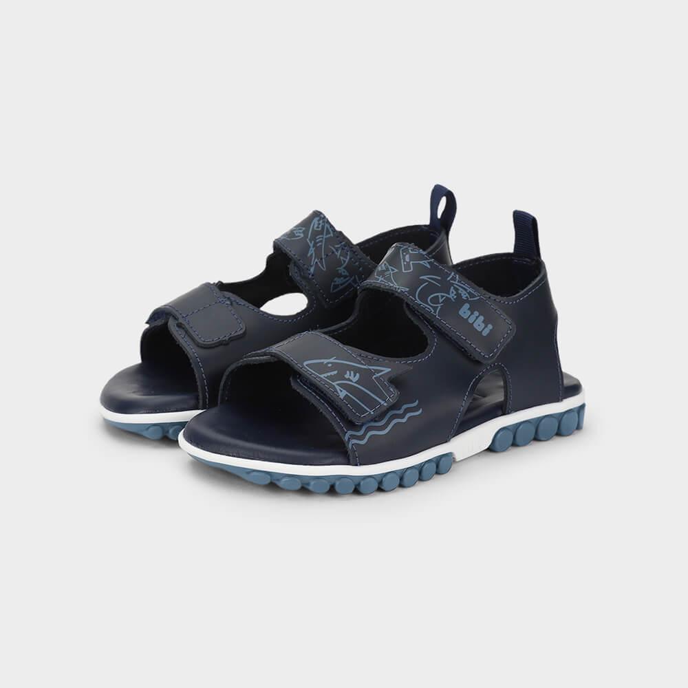 Sandália Infantil Bibi Summer Roller 2.0 Azul de Tubarão - 2