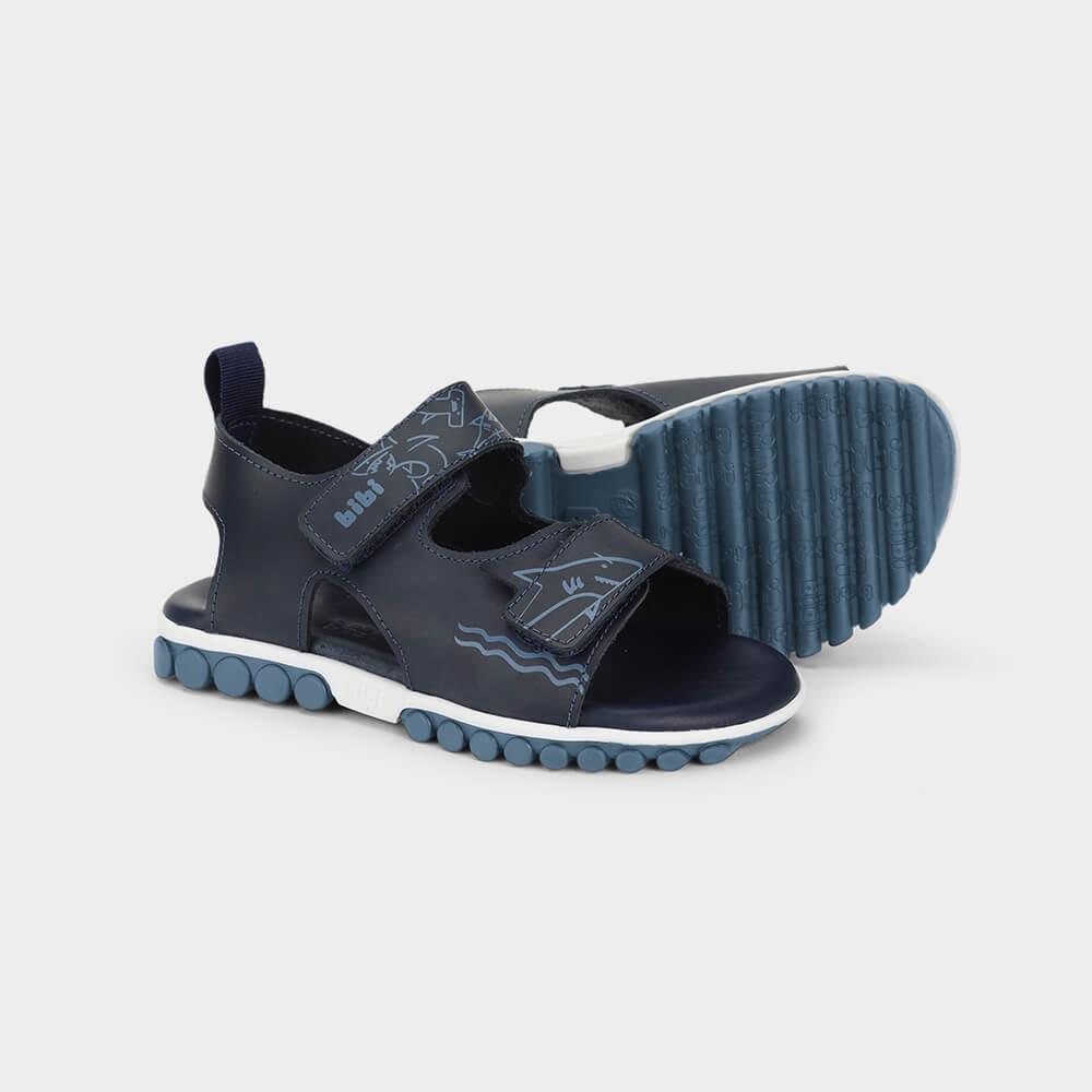 Sandália Infantil Bibi Summer Roller 2.0 Azul de Tubarão - 4