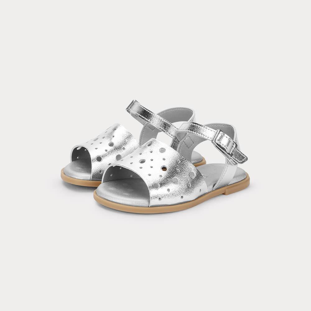 Sandália Infantil Bibi Shine Mini Prata - 2