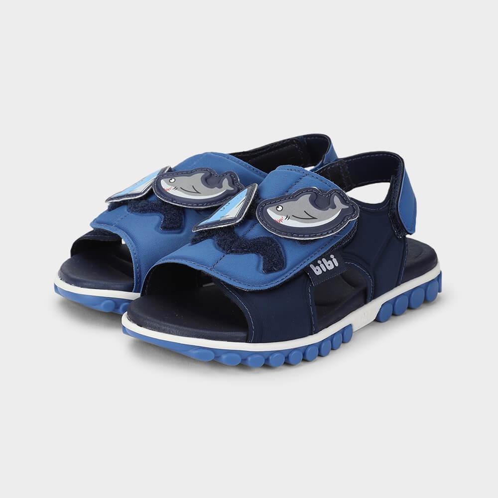Sandália Infantil Bibi Summer Roller Sport 2.0 Azul de Tubarão - 4