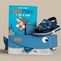 Sandália Infantil Bibi Summer Roller Sport 2.0 Azul de Tubarão - 2