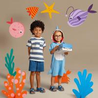 Sandália Infantil Bibi Summer Roller Sport 2.0 Azul de Tubarão - 3