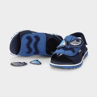 Sandália Infantil Bibi Summer Roller Sport 2.0 Azul de Tubarão - 5