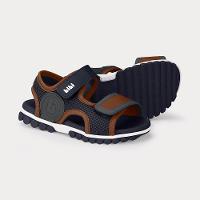 Sandália Infantil Bibi Summer Roller Sport 2.0 Azul com Marrom - 4