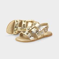 Sandália Infantil Bibi Shine Kids Dourada - 3