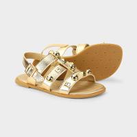 Sandália Infantil Bibi Shine Kids Dourada - 4