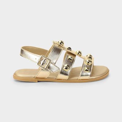 Sandália Infantil Bibi Shine Kids Dourada