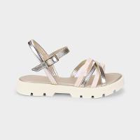 Sandália Infantil Bibi Plataforma 2.0 Dourada - 1