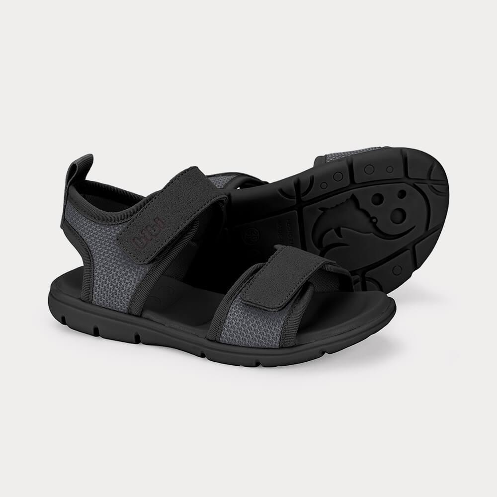 Sandália Infantil Bibi Sandals Kids Cinza com Preto - 3