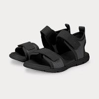 Sandália Infantil Bibi Sandals Kids Cinza com Preto - 2