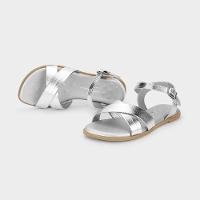 Sandália Infantil Bibi Shine Kids Prata - 3