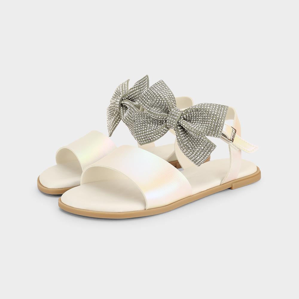 Sandália Infantil Bibi Shine Kids Branca Perolizada - 3