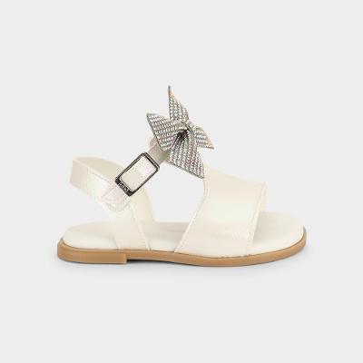 Sandália Infantil Bibi Shine Mini Branca Perolada